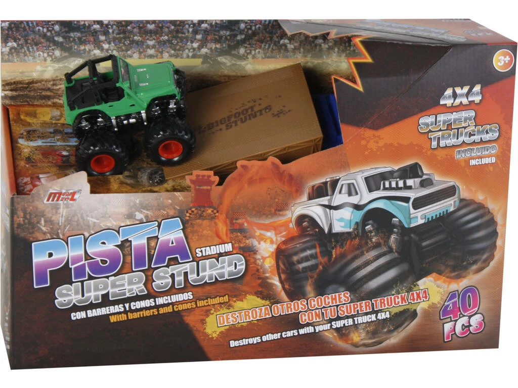 Super Stunt Stadium Con Coche Friccion 1 Super Stunt Stadium Con Coche Friccion