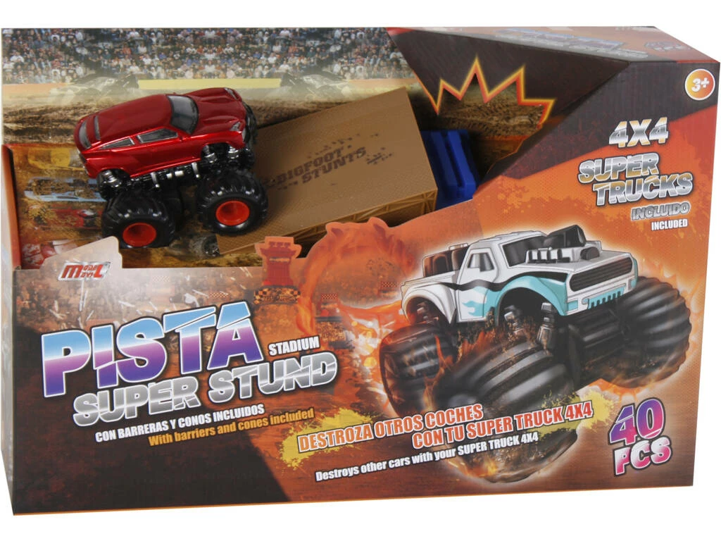 Super Stunt Stadium Con Coche Friccion 2 Super Stunt Stadium Con Coche Friccion - Imagen 2