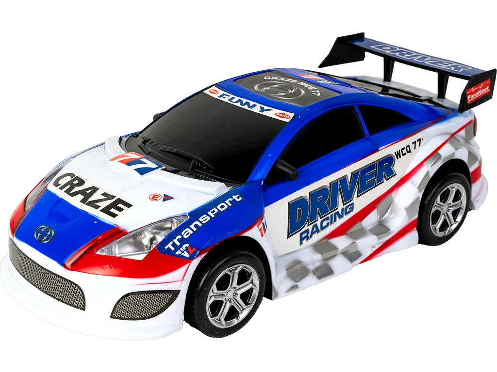 Vehículo Fricción Súper Racing 44 cm. Azul Funny 77 Vehículo Fricción Súper Racing 44 Cm. Azul Funny 77 -Tienda Pequetren 11141673g00