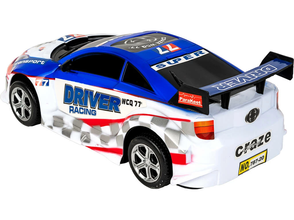 Vehículo Fricción Súper Racing 44 cm. Azul Funny 77 Vehículo Fricción Súper Racing 44 Cm. Azul Funny 77 -Tienda Pequetren 11141673g01