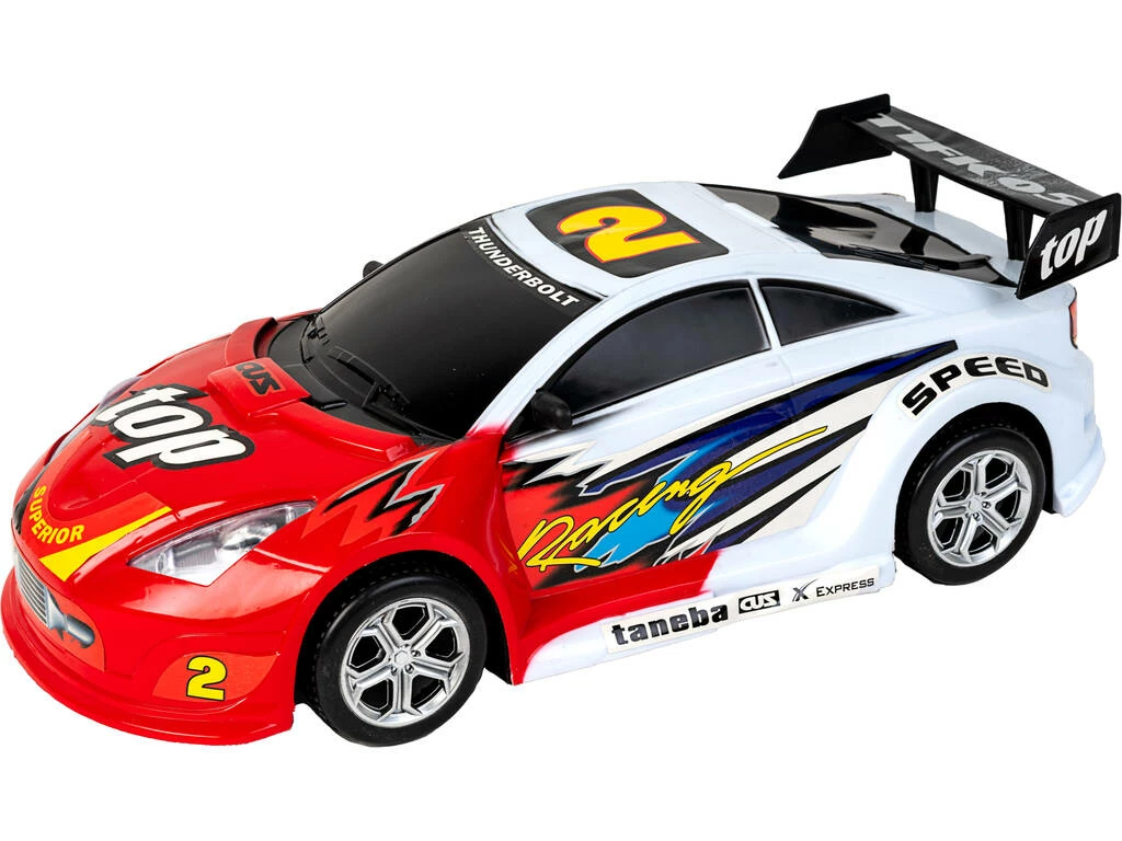 Vehículo Fricción Súper Racing 47 Cm. Rojo Thunderbolt 2 1 Vehículo Fricción Súper Racing 47 Cm. Rojo Thunderbolt 2