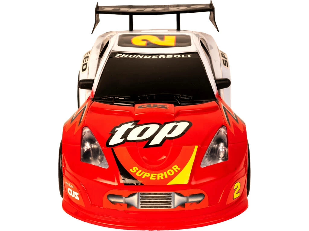 Vehículo Fricción Súper Racing 47 Cm. Rojo Thunderbolt 2 3 Vehículo Fricción Súper Racing 47 Cm. Rojo Thunderbolt 2 - Imagen 3