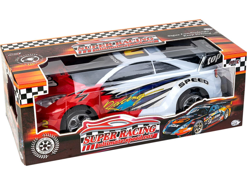 Vehículo Fricción Súper Racing 47 Cm. Rojo Thunderbolt 2 5 Vehículo Fricción Súper Racing 47 Cm. Rojo Thunderbolt 2 - Imagen 5
