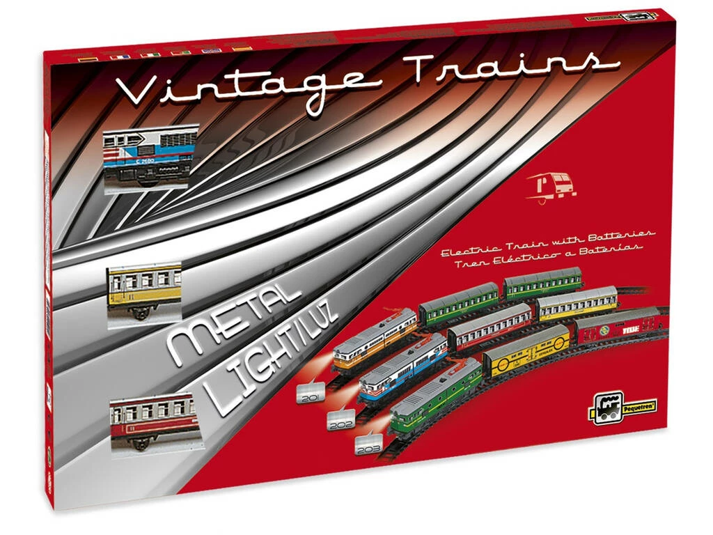Tren Eléctrico Vintage Locomotora Azul Pequetren 202 Tren Eléctrico Vintage Locomotora Azul Pequetren 202 -Tienda Pequetren 1911145090g00
