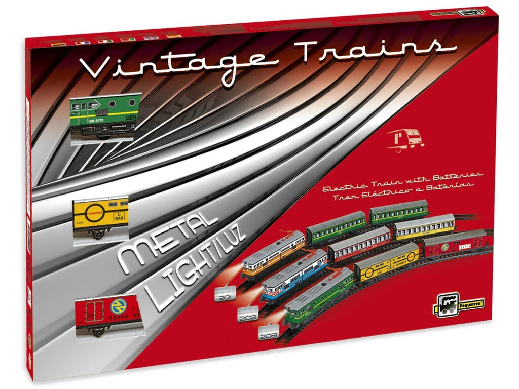 Tren Eléctrico Mercancías Locomotora Verde Pequetren 203 Tren Eléctrico Mercancías Locomotora Verde Pequetren 203 -Tienda Pequetren 1911145091g00