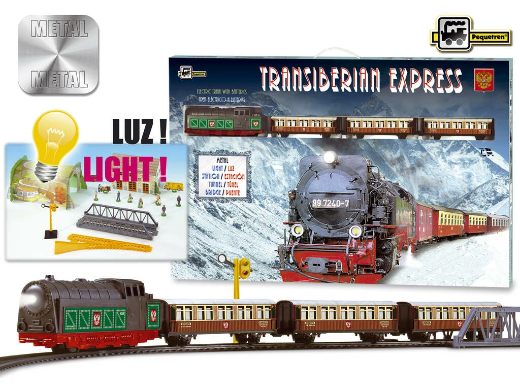 Tren Eléctrico Expreso Transiberiano Metálico Pequetren 450 Tren Eléctrico Expreso Transiberiano Metálico Pequetren 450 -Tienda Pequetren 1911145095g01