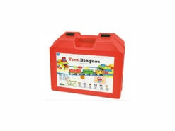 Tren Eléctrico Infantil Con Bloques De Construccion Pequetren 2002