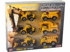 Flota De Vehículos De Construcción 1:64 6 Vehículos