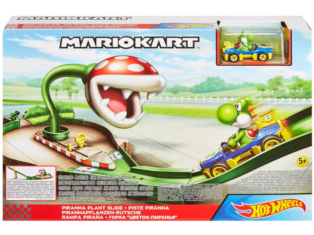 Hot Wheels Pista Piraña De Mario Kart Mattel GFY47 1 Hot Wheels Pista Piraña De Mario Kart Mattel GFY47
