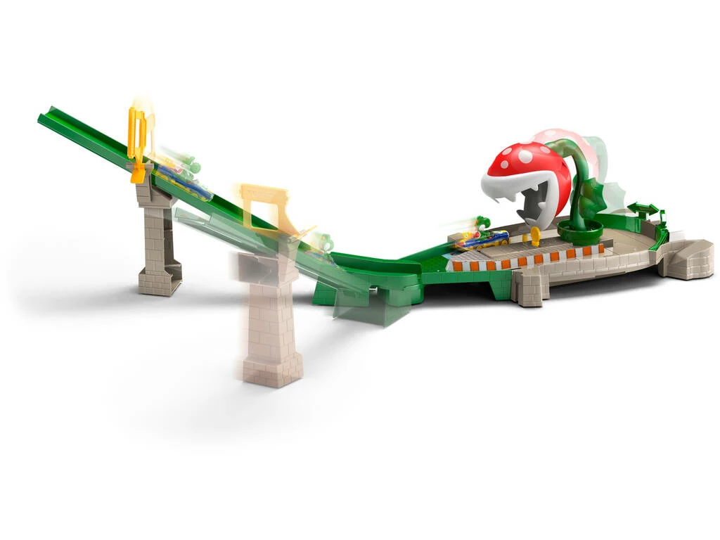 Hot Wheels Pista Piraña De Mario Kart Mattel GFY47 2 Hot Wheels Pista Piraña De Mario Kart Mattel GFY47 - Imagen 2