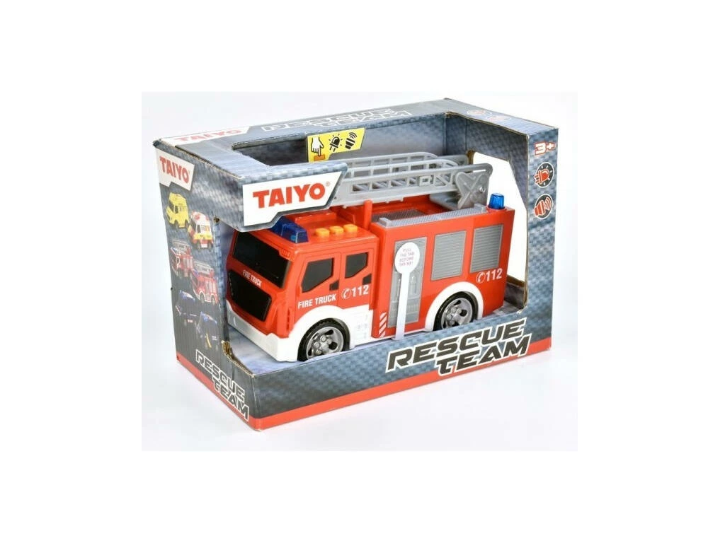 Camión de Bomberos con Luz y Sonido Taiyo 660701B Camión De Bomberos Con Luz Y Sonido Taiyo 660701B -Tienda Pequetren 1999954532g00