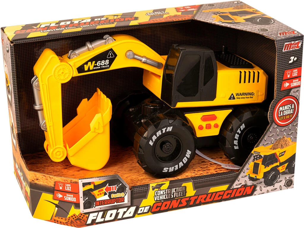 Camión Pala Cargadora Fricción con Luces y Sonidos Camión Pala Cargadora Fricción Con Luces Y Sonidos -Tienda Pequetren 1999955277g00