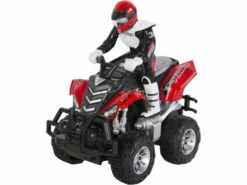 Radiocontrol 1:14 Quad Cross Country Rojo Con Piloto