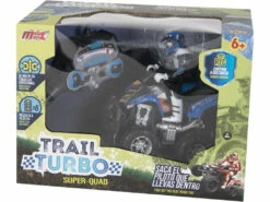 Alternative view of Radiocontrol 1:14 Quad Cross Country Azul Con Piloto