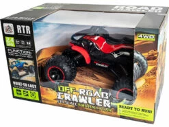 Alternative view of Radio Control 1:14 Quad Crawler Rojo Batería 7.2 V