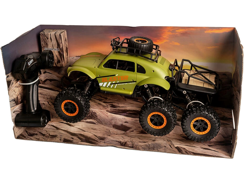 Radio Control 1:12 High Crawler Blaster 6 Ruedas Verde 1 Radio Control 1:12 High Crawler Blaster 6 Ruedas Verde