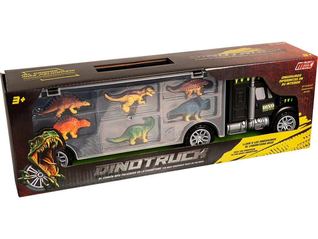 Camión Dinotruck con 6 Dinosaurios Camión Dinotruck Con 6 Dinosaurios -Tienda Pequetren 1999955972g00