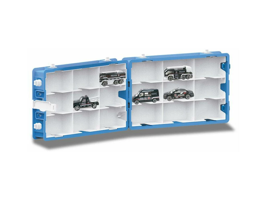 Maletín Portacoches Para 18 Vehículos Incluye 5 Coches 2 Maletín Portacoches Para 18 Vehículos Incluye 5 Coches - Imagen 2