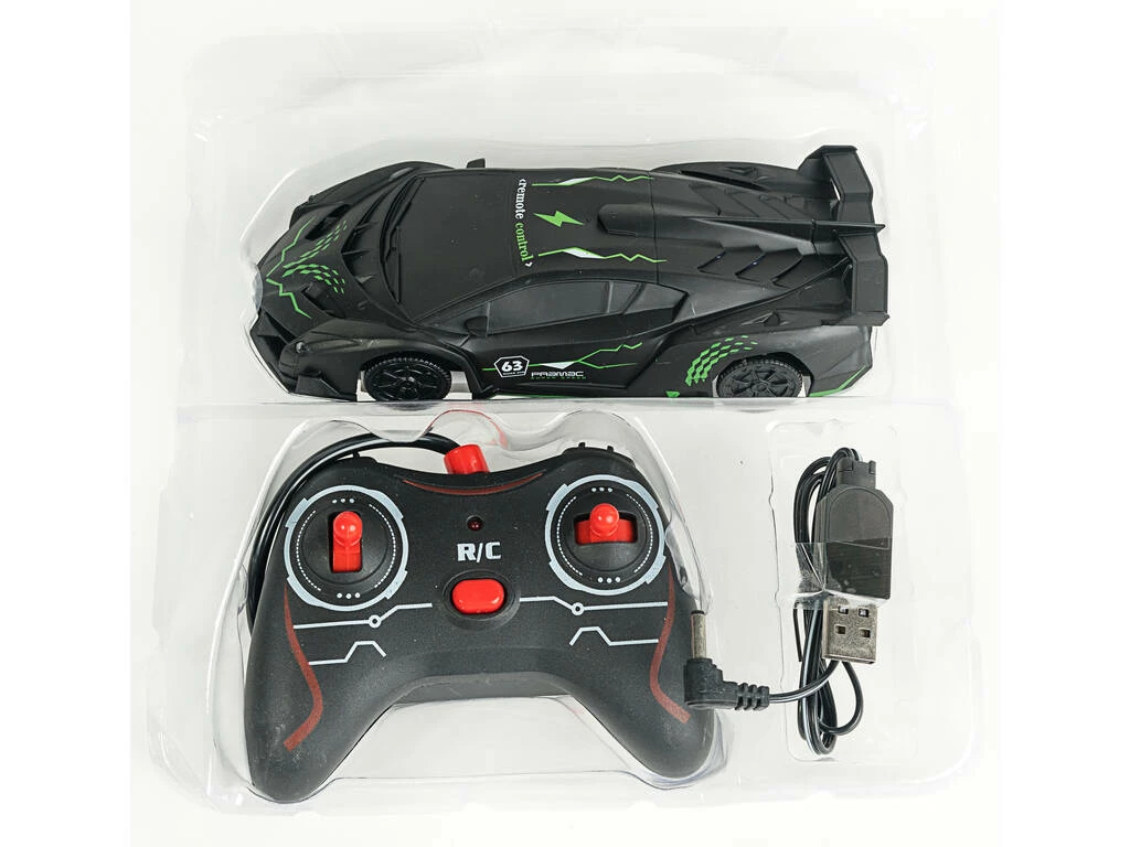 Radio Control Súper Coche Escalador Negro 1 Radio Control Súper Coche Escalador Negro