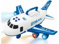 Avión Policía Maleta Porta Coches Con 3 Vehículos Y Accesorios -Tienda Pequetren 1999956339g04