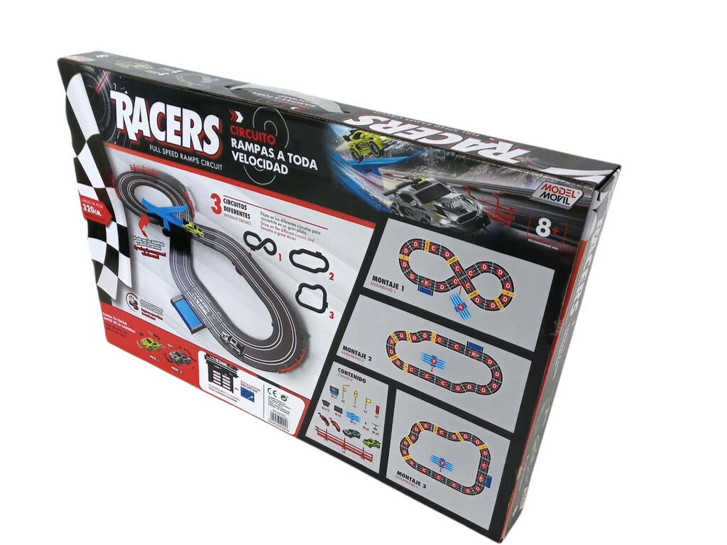 Circuito de Alta Velocidad 320 cm. con Rampa Circuito De Alta Velocidad 320 Cm. Con Rampa -Tienda Pequetren 1999956346g02