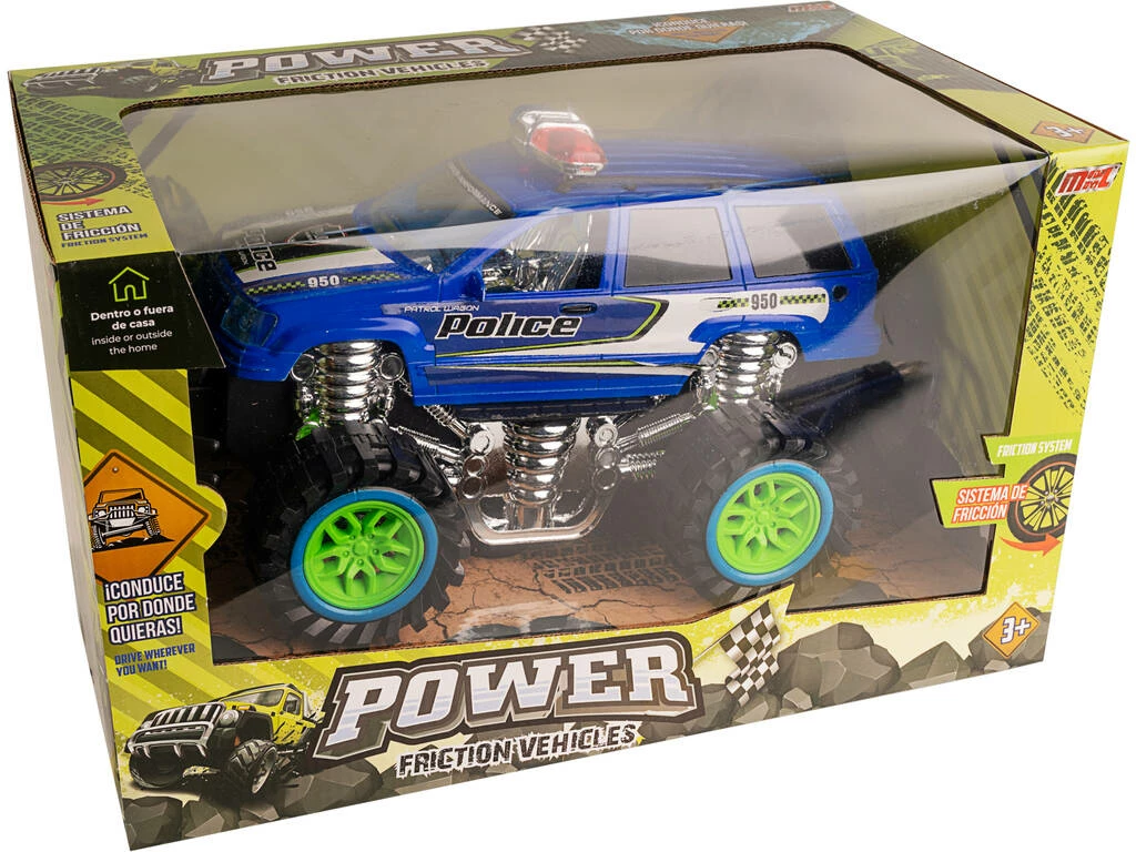 Todoterreno Super Power Fricción Policía Todoterreno Super Power Fricción Policía -Tienda Pequetren 1999956382g02