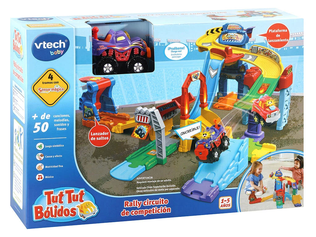 Tut Tut Bólidos Rally Circuito de Competición Vtech 540522 Tut Tut Bólidos Rally Circuito De Competición Vtech 540522 -Tienda Pequetren 1999960709g00