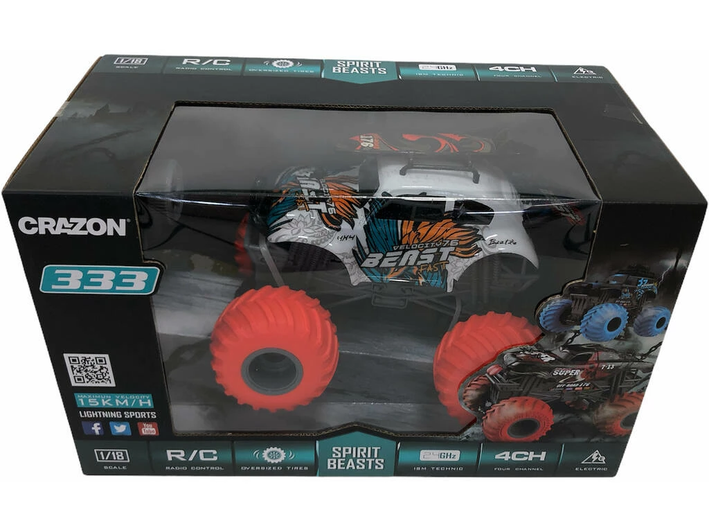 Radio Control 1:18 Escarabajo Spirit Beasts Blanco Radio Control 1:18 Escarabajo Spirit Beasts Blanco -Tienda Pequetren 1999960896g01