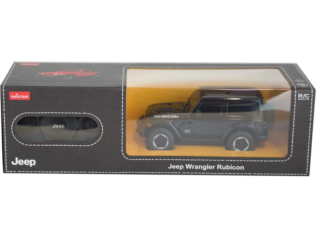 Radio Control 1:24 Jeep Wrangler Rubicorn Negro Teledirigido 2 Radio Control 1:24 Jeep Wrangler Rubicorn Negro Teledirigido - Imagen 2