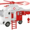 Helicóptero Transformable De Rescate Luces Y Sonidos