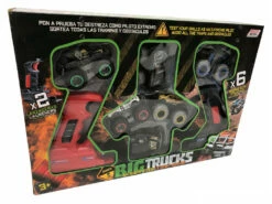 Set 2 Lanzadores 6 Coches Munster Trucks