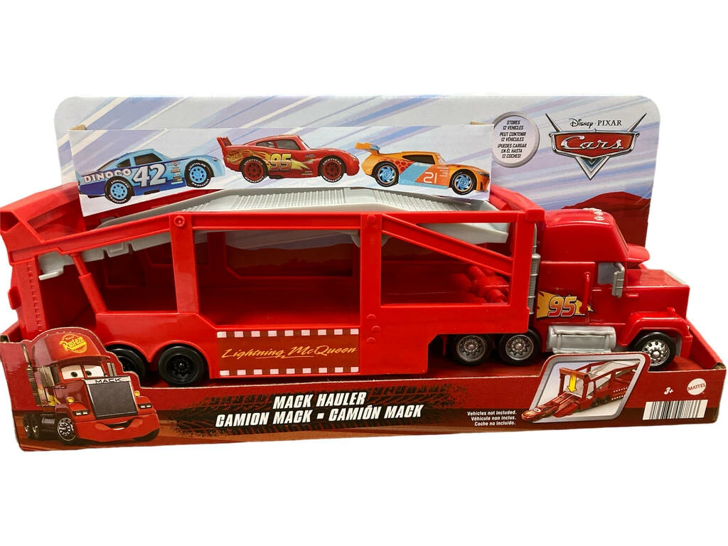 Cars Camión Mack Transporte de Coches Mattel HDN03 Cars Camión Mack Transporte De Coches Mattel HDN03 -Tienda Pequetren 1999963217g01