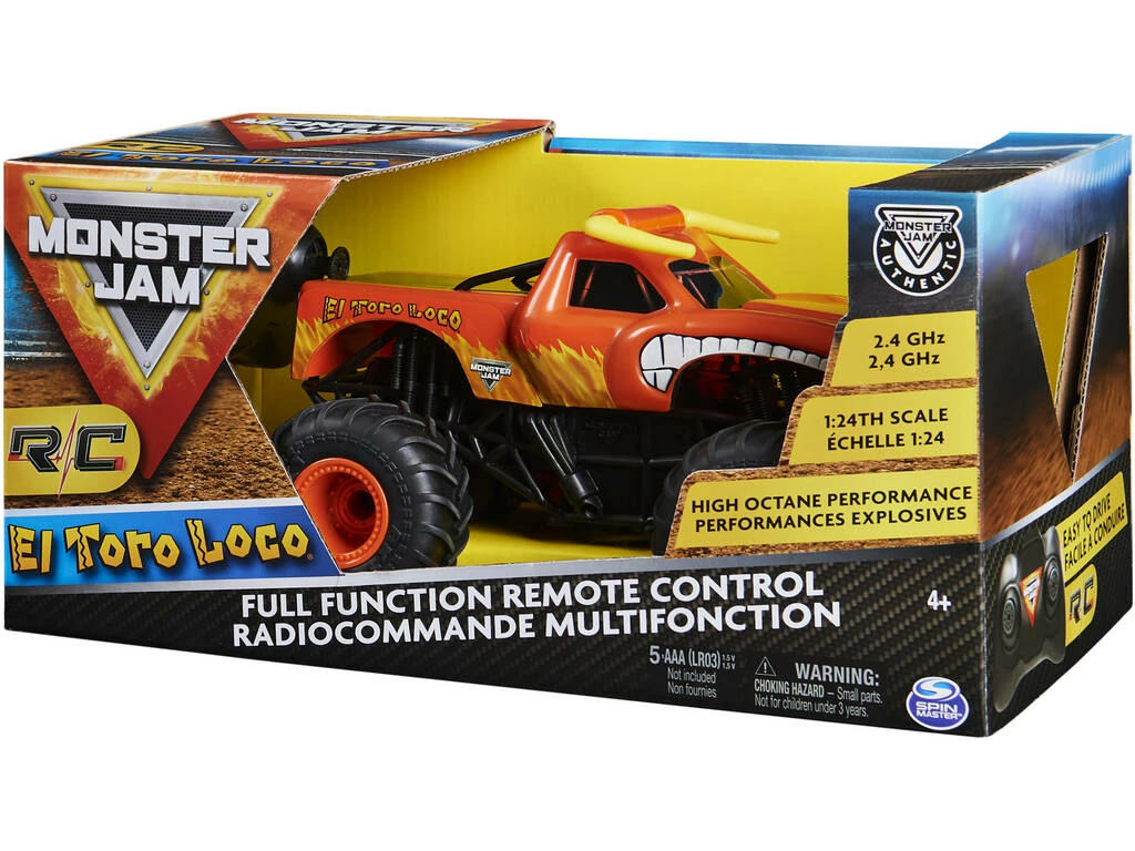 Radio Control Monster Jam Toro Loco 1:24 Spin Master 6060517 Radio Control Monster Jam Toro Loco 1:24 Spin Master 6060517 -Tienda Pequetren 1999963827g01