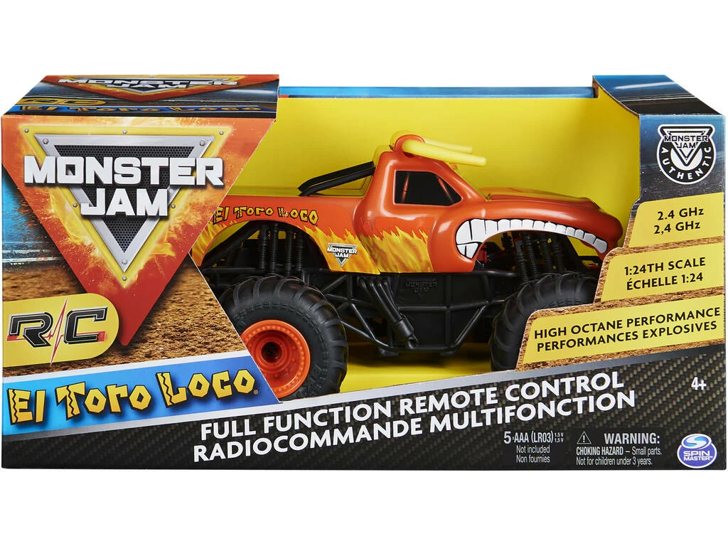Radio Control Monster Jam Toro Loco 1:24 Spin Master 6060517 Radio Control Monster Jam Toro Loco 1:24 Spin Master 6060517 -Tienda Pequetren 1999963827g05
