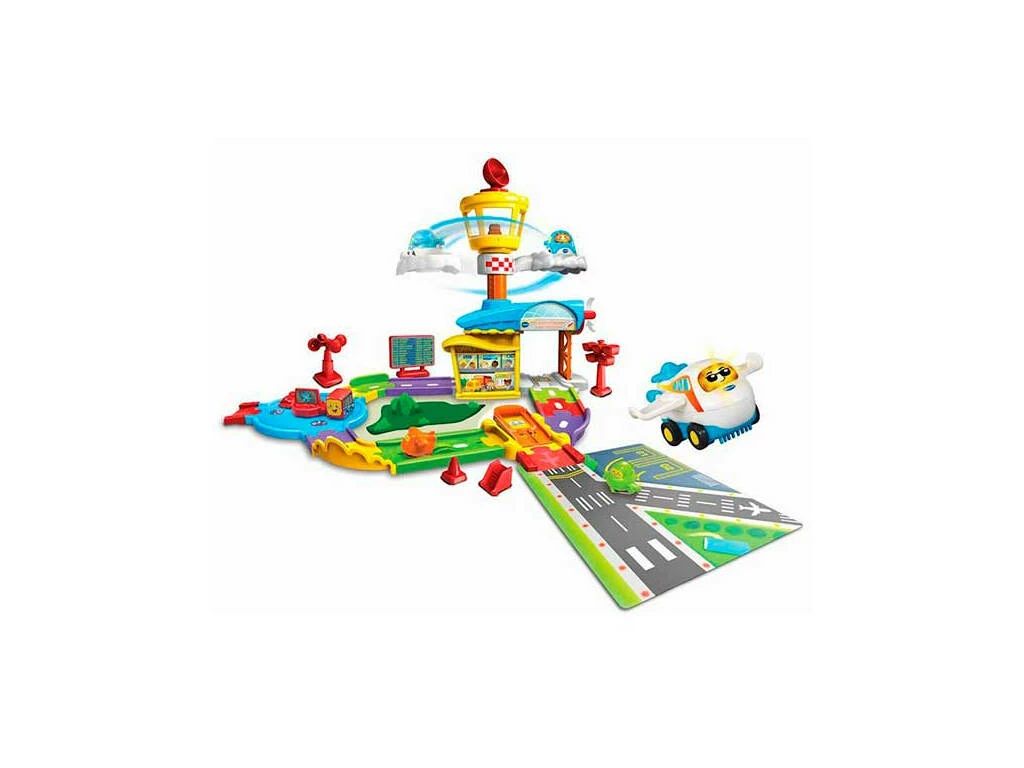 Tut Tut Bólidos Aeropuerto Aventuras VTech 548822 Tut Tut Bólidos Aeropuerto Aventuras VTech 548822 -Tienda Pequetren 1999964100g00