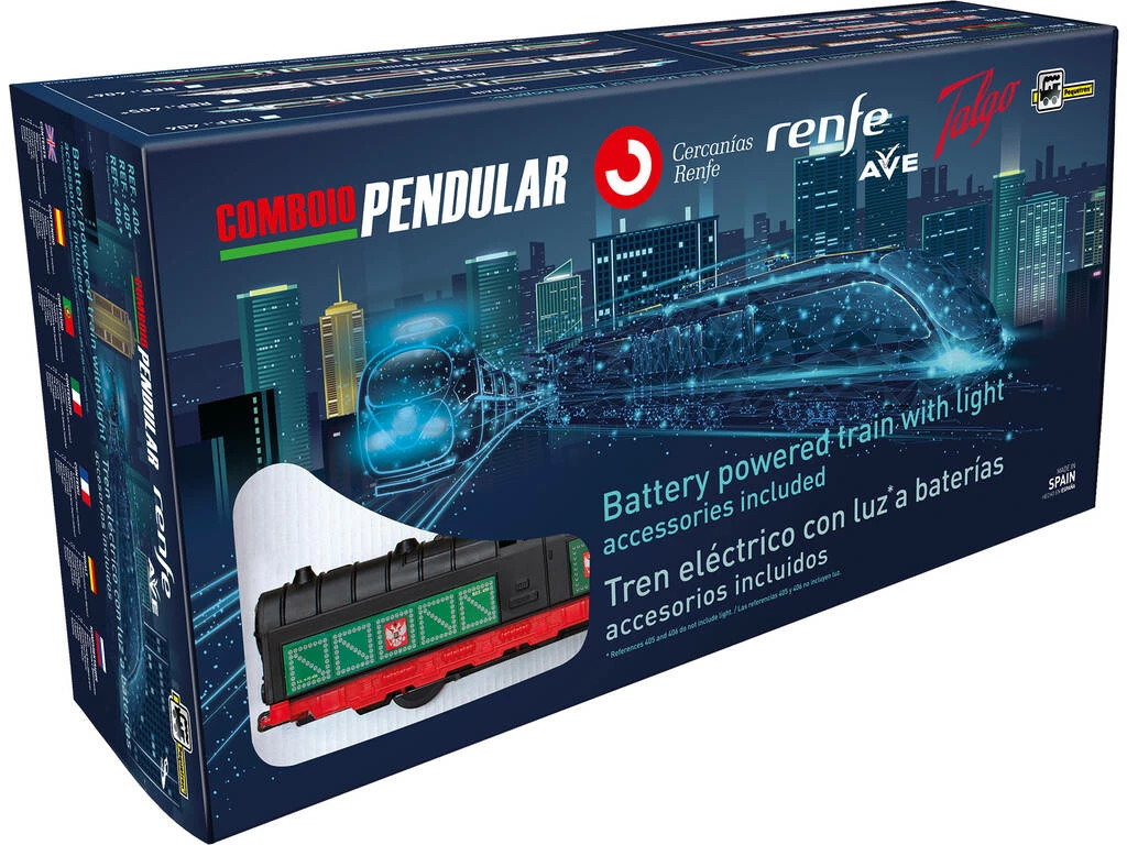 Tren Trans Siberian Express con Luz, Estación y Encarrilador Pequetren 401 Tren Trans Siberian Express Con Luz, Estación Y Encarrilador Pequetren 401 -Tienda Pequetren 1999964135g01