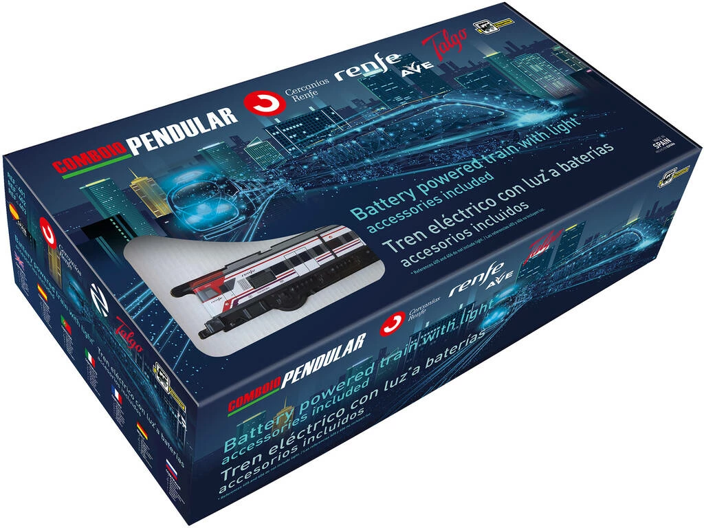 Tren Cercanías Renfe con Luz, Estación y Encarrilador Pequetren 403 Tren Cercanías Renfe Con Luz, Estación Y Encarrilador Pequetren 403 -Tienda Pequetren 1999964137g05