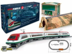Tren Comboio Pendular Con Encarrilador, Estación Y Túnel Pequetren 406 -Tienda Pequetren 1999964141g02