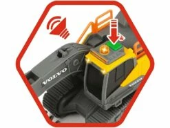 Retro Excavadora Volvo 23 Cm. Con Luz Y Sonido Simba 3723005 -Tienda Pequetren 1999964181g05