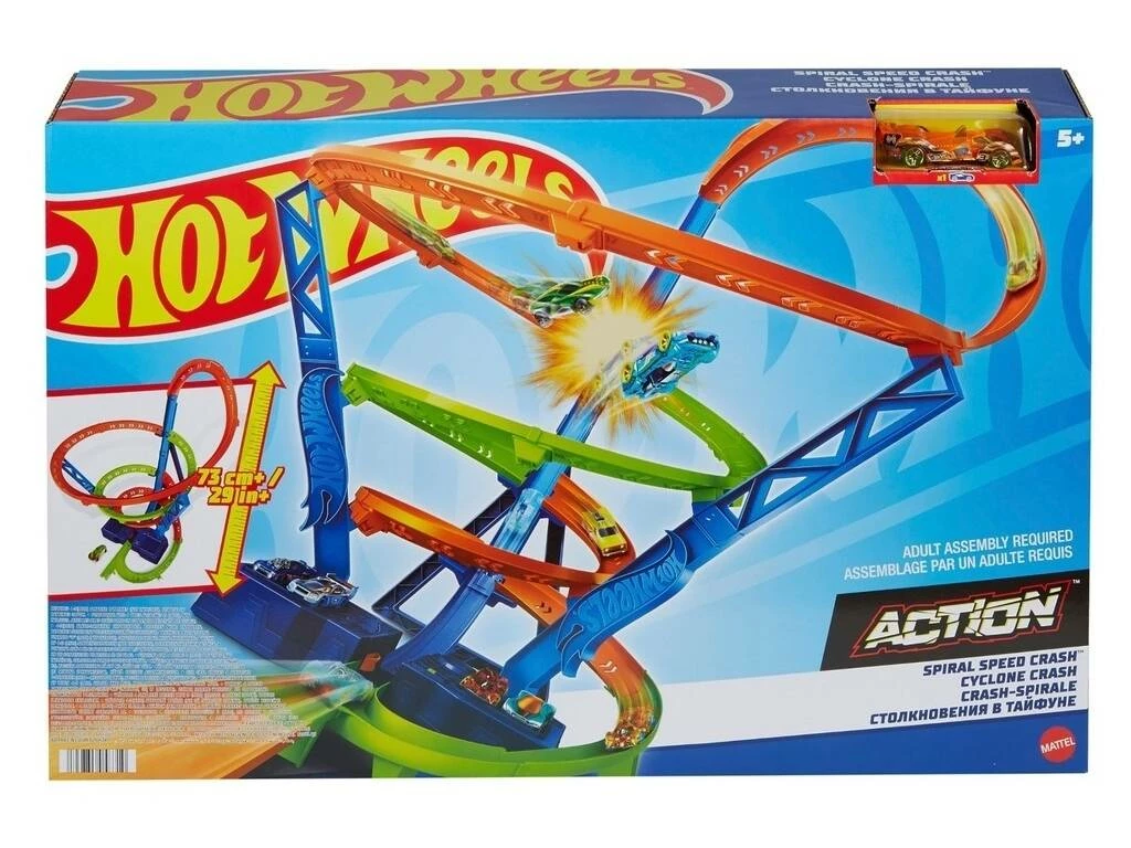 Hot Wheels Action Espiral Rápida De Choque Mattel HGV67 1 Hot Wheels Action Espiral Rápida De Choque Mattel HGV67