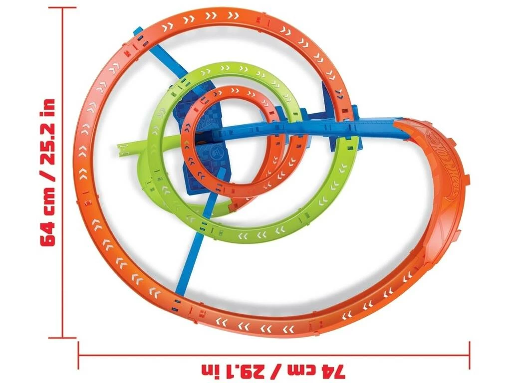 Hot Wheels Action Espiral Rápida De Choque Mattel HGV67 3 Hot Wheels Action Espiral Rápida De Choque Mattel HGV67 - Imagen 3
