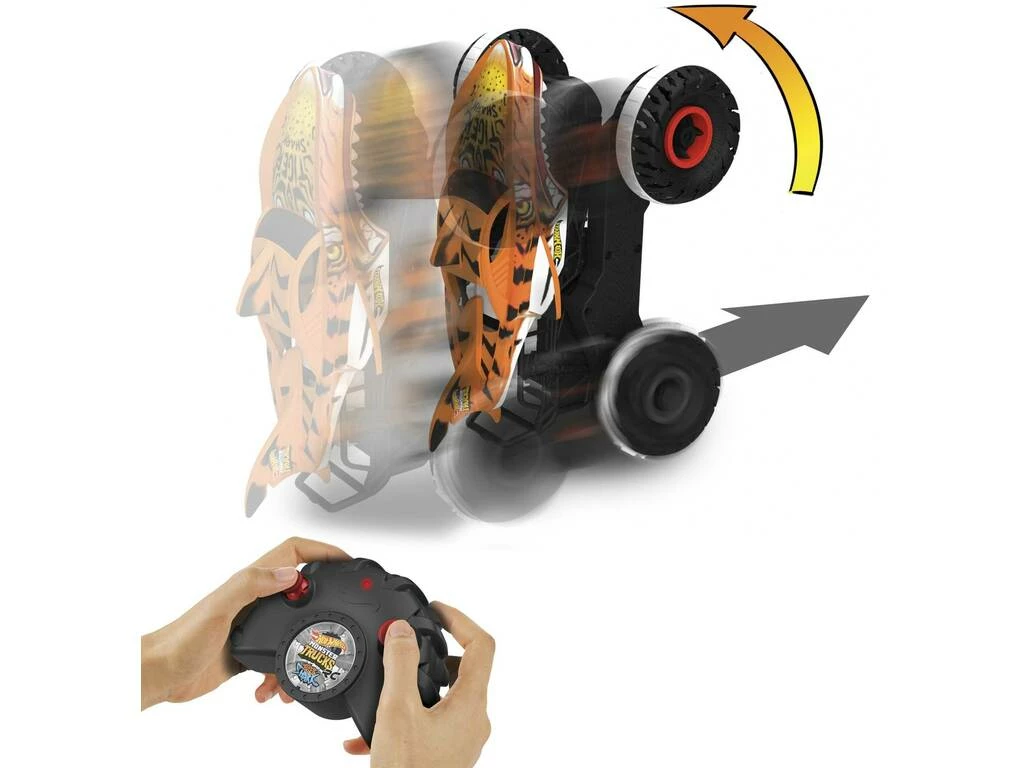 Hot Wheels Monster Trucks HW Unstoppable Tiger Shark Radio Control Mattel HGV87 Hot Wheels Monster Trucks HW Unstoppable Tiger Shark Radio Control Mattel HGV87 -Tienda Pequetren 1999965767g03