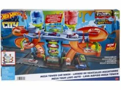 Hot Wheels City Mega Torre Lavado De Coches Mattel HDP05 -Tienda Pequetren 1999965768g05