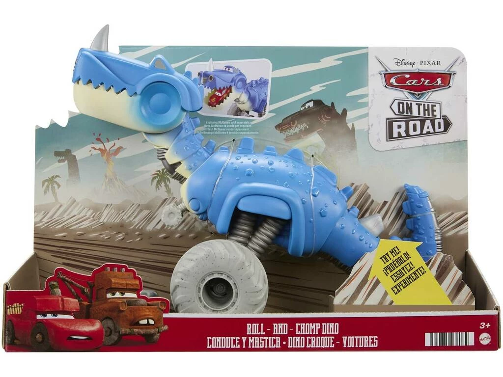 Cars On The Road Dino Rueda Y Muerde Mattel HHW71 2 Cars On The Road Dino Rueda Y Muerde Mattel HHW71 - Imagen 2