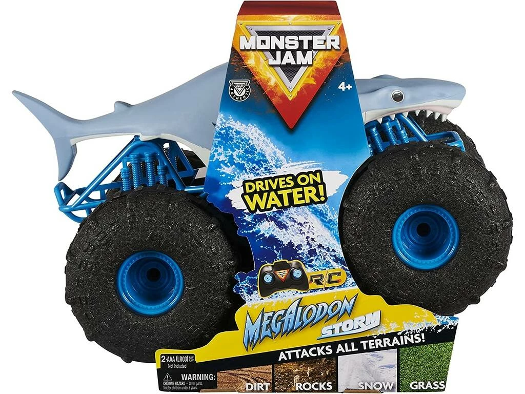 Monster Jam Radio Control Megalodon Storm Spin Master 6056227 Monster Jam Radio Control Megalodon Storm Spin Master 6056227 -Tienda Pequetren 1999966407g02