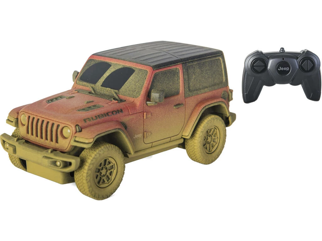Radio Control 1:24 Jeep Wrangler Rubicorn Muddy Version Radio Control 1:24 Jeep Wrangler Rubicorn Muddy Version -Tienda Pequetren 1999967413g00