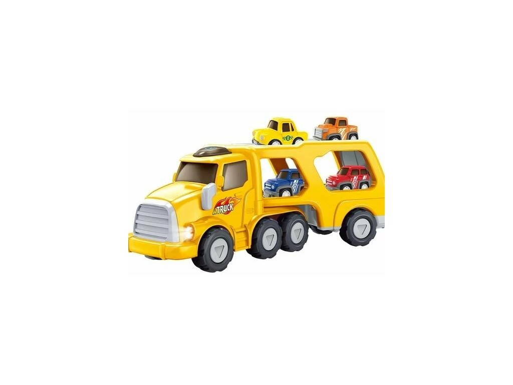 Camión Porta Coches Con 4 Coches Infantiles 2 Camión Porta Coches Con 4 Coches Infantiles - Imagen 2
