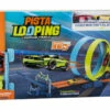 Pista Looping Lanzadera Con 2 Coches