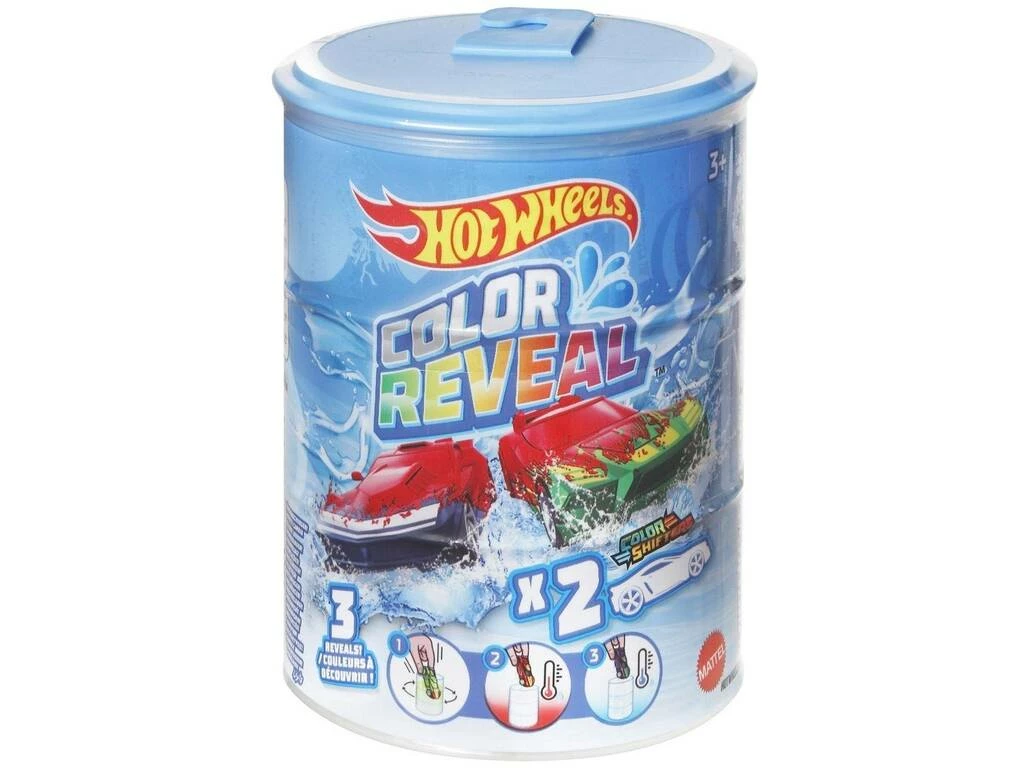 Hot Wheels Pack 2 Vehiculos Color Reveal Sorpresa Mattel HBN63 Hot Wheels Pack 2 Vehiculos Color Reveal Sorpresa Mattel HBN63 -Tienda Pequetren 1999969820g00