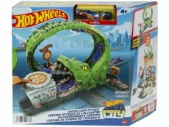 Hot Wheels City Ataque Del Cocodrilo Mattel HKX39